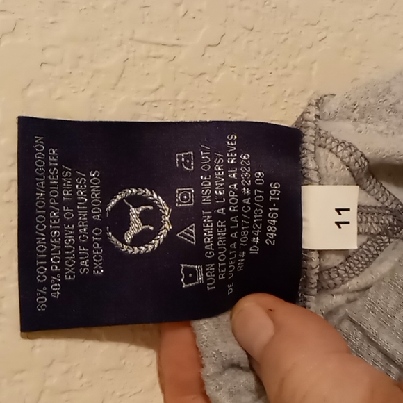 Victoria Secrets PINK Womens Grey w Silver Logo sz M - Picture 12 of 13